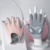 Guantes Gym TMT W68 Palma Silicona Fitness Crossfit - Imagen 2