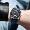 Reloj Hombre BENYAR 5171 Cronógrafos Correa Cuero - Imagen 6