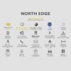 Smartwatch North Edge AK Podómetro Contador Calorias - Imagen 7
