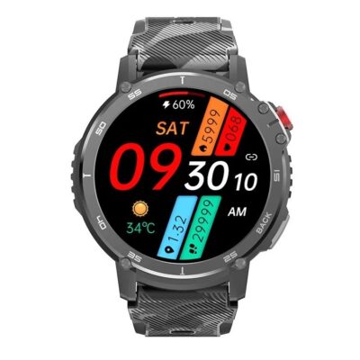 Smartwatch SPOVAN C22 Monitor Salud Musica Gorilla Glass