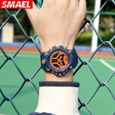 Reloj Deportivo SMAEL 8075 Azul Resina