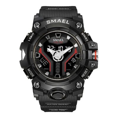 Reloj Deportivo SMAEL 8075 Negro Resina