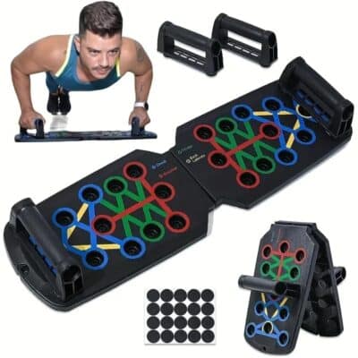 Tablero PUSH UP BOARD Flexiones Multifuncional 10 en 1