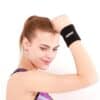 Muñequeras Deportivas AOLIKES A-0235 Absorbente Unisex - Imagen 3