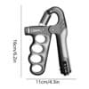 Ejercitador de Mano G3 PRO Resistencia 5 a 100 Kg - Imagen 5