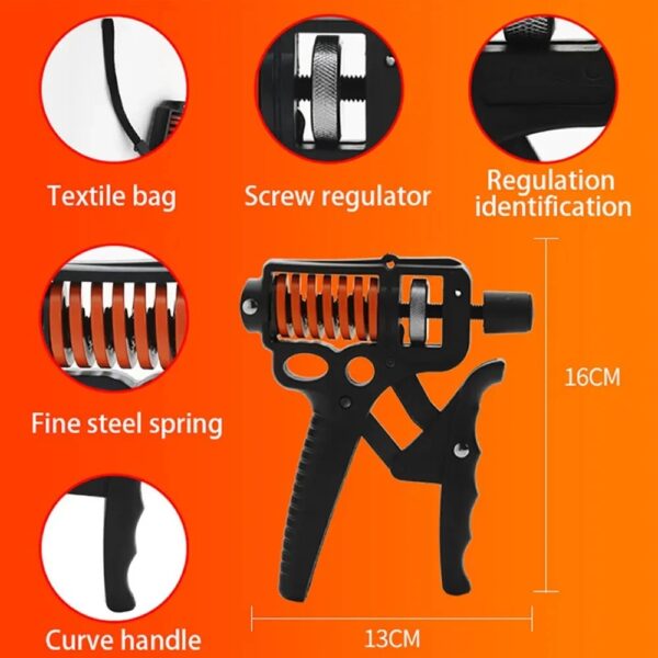 Ejercitador de Mano G5 PRO Resistencia 5 a 165 Kg - Imagen 5