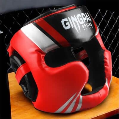 Casco Protector GINGPAI K03 Boxeo Muay Thai MMA