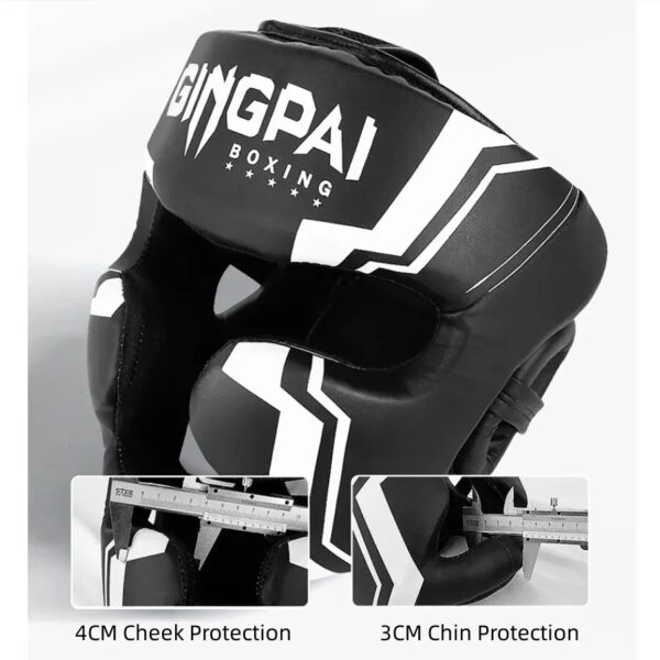 Casco Protector GINGPAI K02 Boxeo Muay Thai MMA - Imagen 3