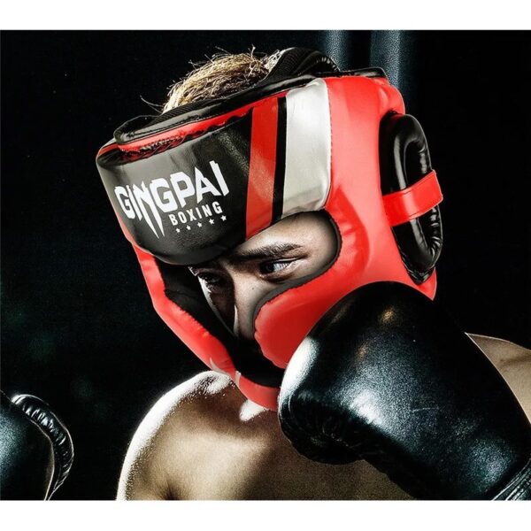 Casco Protector GINGPAI K03 Boxeo Muay Thai MMA - Imagen 3