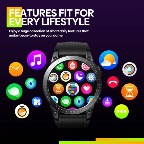 Smartwatch ZEBLAZE Ares 3 Pro Negro - Imagen 6