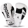 Guantes Boxeo GINGPAI M02 Profesionales 12 Oz Blanco - Imagen 3