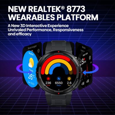 Smartwatch ZEBLAZE Ares 3 Plus Negro