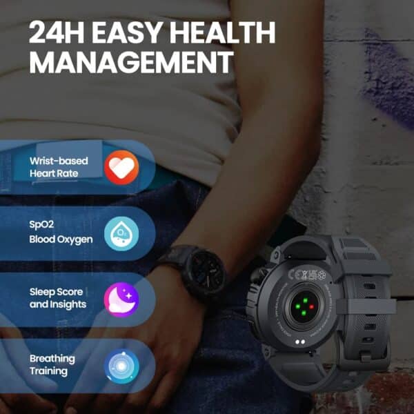 Smartwatch ZEBLAZE Ares 3 Plus Negro - Imagen 4