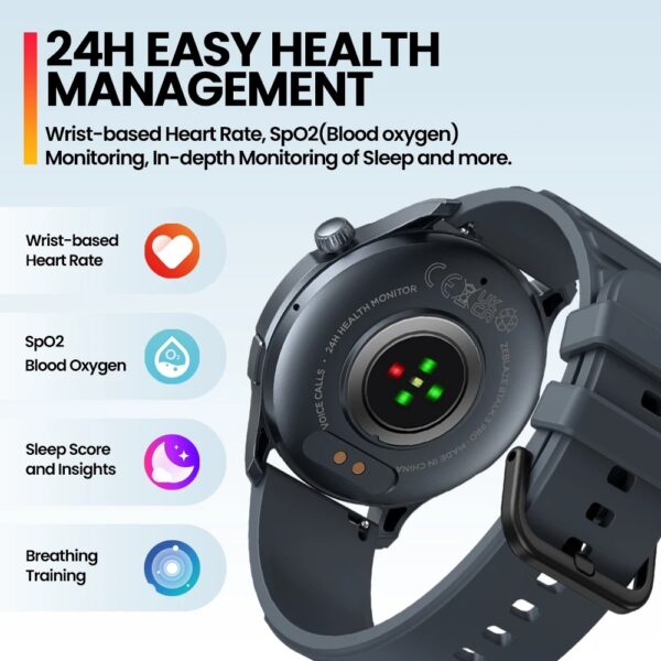 Smartwatch ZEBLAZE Btalk 3 Pro Negro - Imagen 3