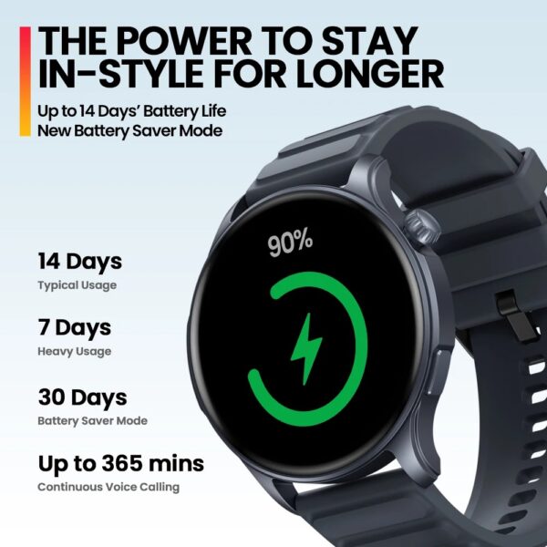 Smartwatch ZEBLAZE Btalk 3 Pro Negro - Imagen 7